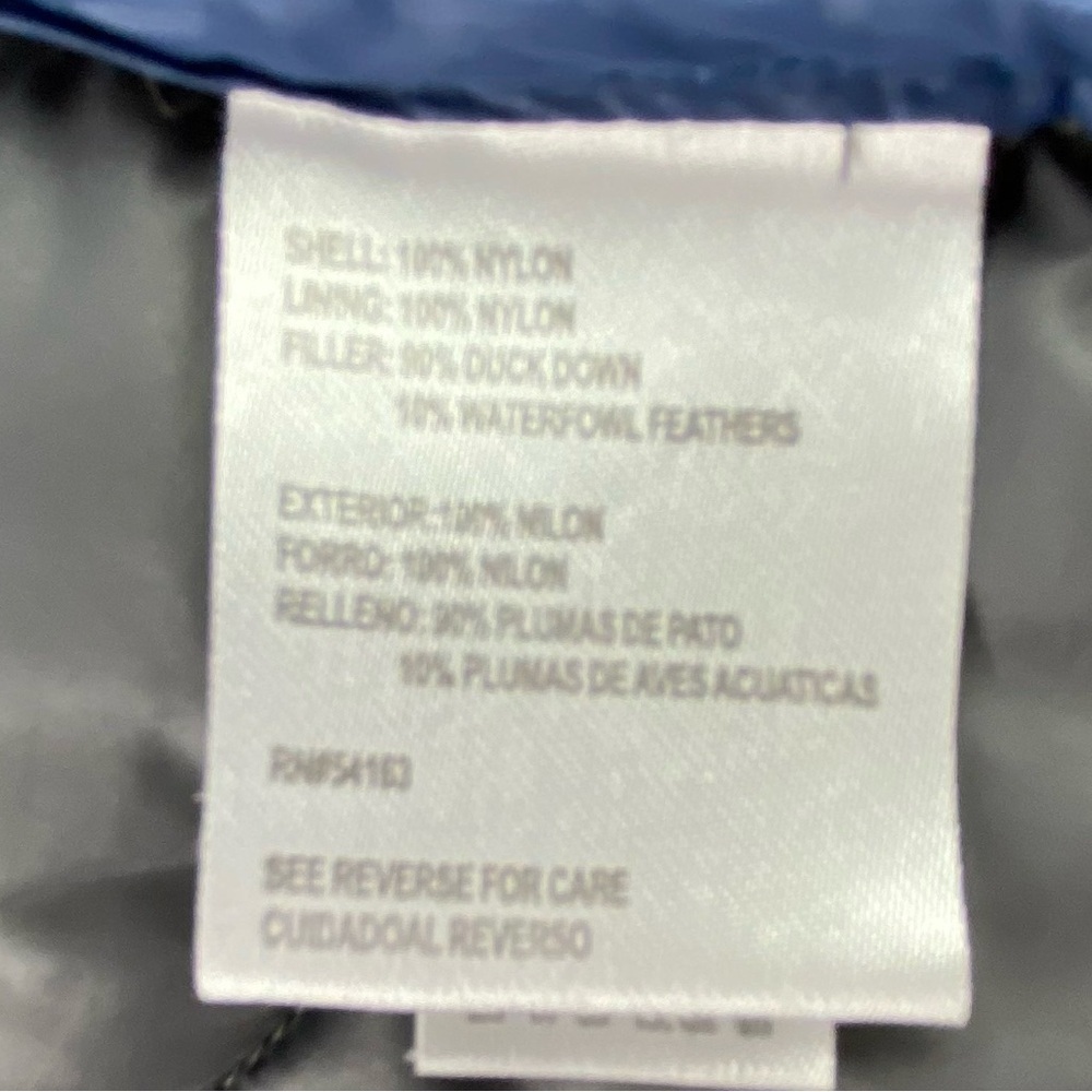 Calvin Klein Gunmetal Gray Lightweight Packable Puffer Down Jacket Wms sz L - Picture 9 of 15